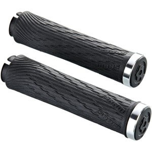 Sram Locking Grips Chwyty rowerowe kierownicy 100/122mm czarne ze srebrnym