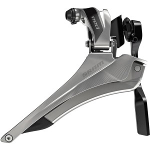 Sram Red 22 Przerzutka przednia szosowa 2rz. YAW z osłoną na hak czarno srebrna