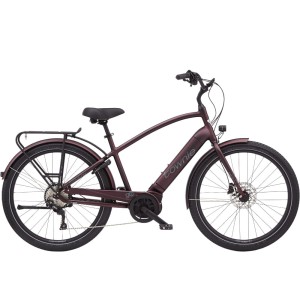 Rower elektryczny Electra Townie Path Go! 10D EQ 2025 Bordowy