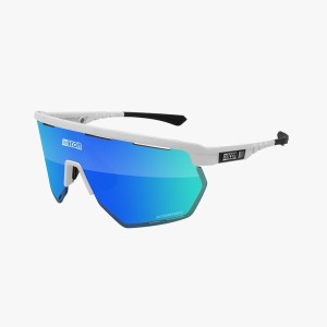 Scicon Okulary Aerowing White Gloss - SCNPP Multimirror Blue