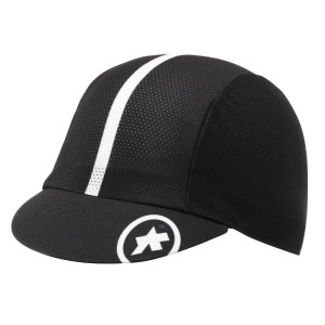 Czapka kolarska z daszkiem Assos Cap Czarna
