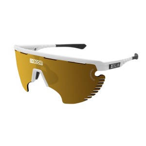 Okulary Scicon Aerowing Lamon White Gloss SCNPP Multimirror Bronze