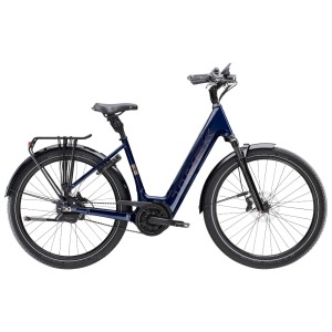Rower elektryczny Trek District+ 5 o niskim przekroku 545Wh 2026 Granatowy