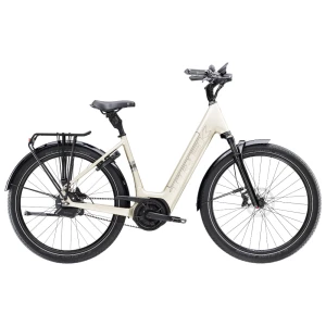 Rower elektryczny Trek District+ 5 o niskim przekroku 545Wh 2025 Beżowy