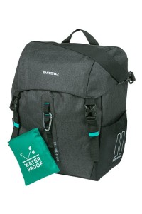 Basil Discovery 365D Torba Single Bag L 20L Black Melee