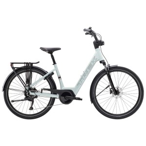 Rower elektryczny Trek Verve+ 2 Gen 3 o niskim przekroku 2026 Szary