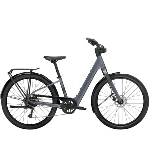 Rower trekkingowy Trek Verve+ 1 Lowstep LT 2026 Grafitowy