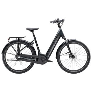 Rower elektryczny Trek District+ 3 o niskim przekroku 545Wh 2026 Grafitowy