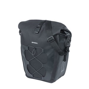 Basil Torba Navigator Waterproof Single Bag 25-31L Lewa Czarna
