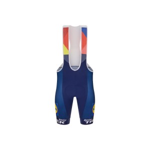 Spodenki rowerowe z szelkami Santini Lidl Trek Replica Race