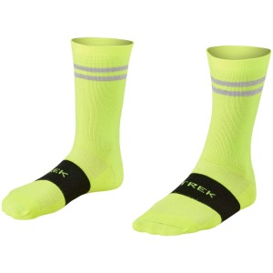 Skarpety rowerowe Trek Race Reflective Crew Żółte