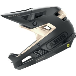 Kask rowerowy Abus Airdrop MIPS black gold