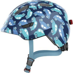 Kask dziecięcy Abus Smiley 3.0 LED blue car