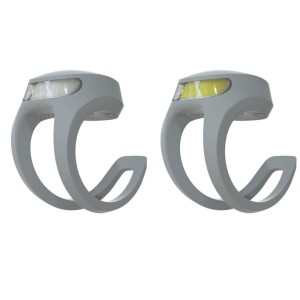 Zestaw lampek Knog Frog V3 przód + tył szare