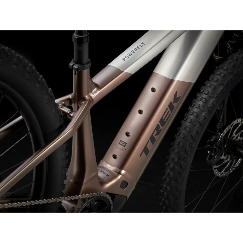 Rower elektryczny Trek Powerfly+ 8 Gen 5 2026 Srebrno Brązowy - bateria