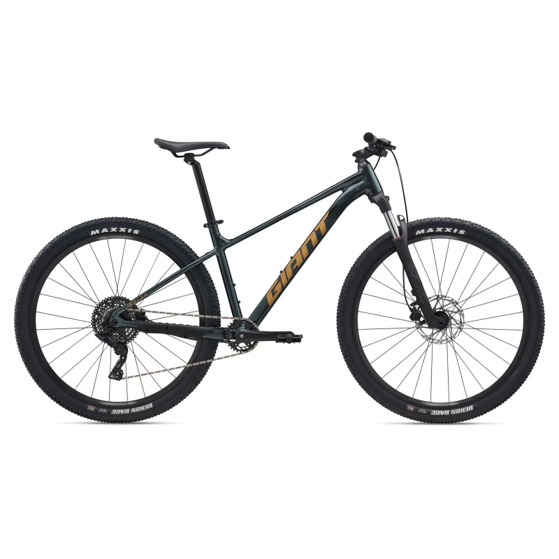 Rower MTB Giant Talon 2 Asphalt Green - widok z boku