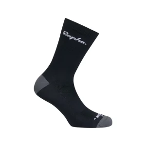 Skarpetki rowerowe Rapha z logo Czarne