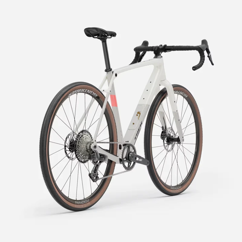 Rower gravel Trek Checkpoint SL 6 AXS Gen 3 Biały - widok z tyłu