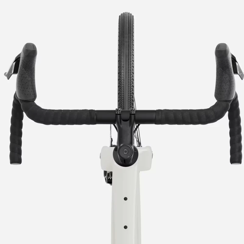 Rower gravel Trek Checkpoint SL 6 AXS Gen 3 Biały - widok kierownicy