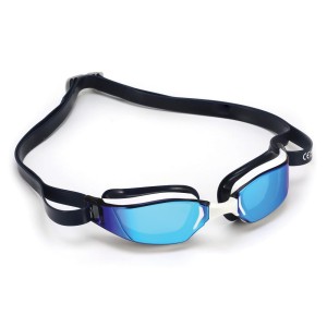 Okulary pływackie Phelps XCeed Titanium Mirror Blue