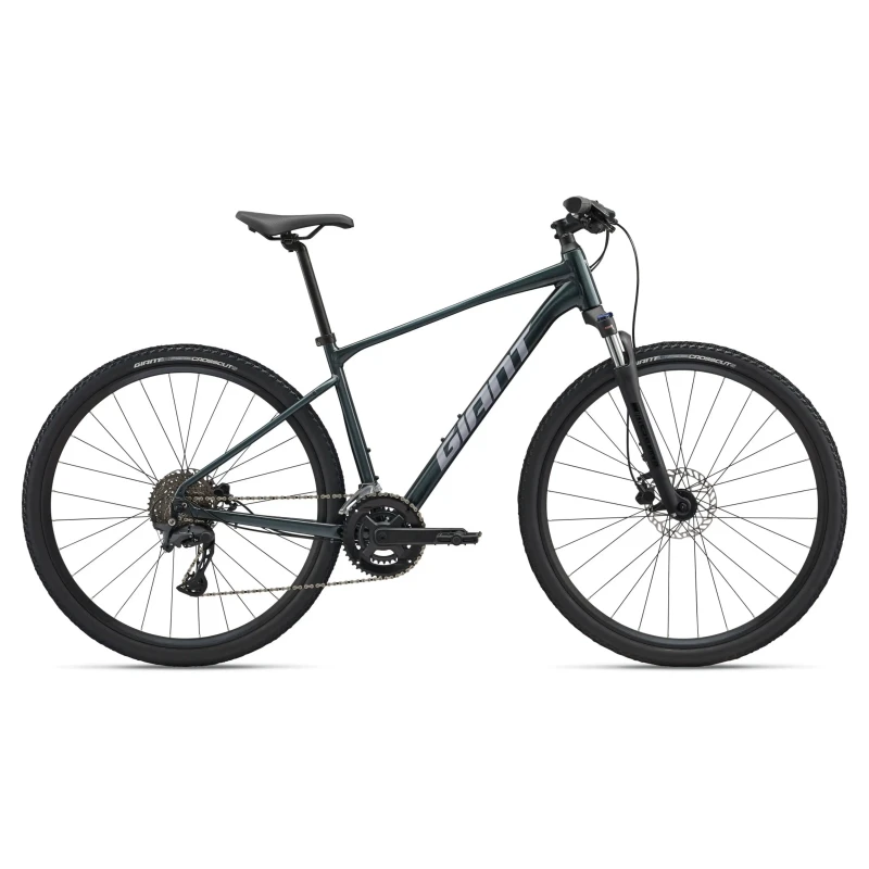Rower crossowy Giant Roam 2 Asphalt Green - widok z boku