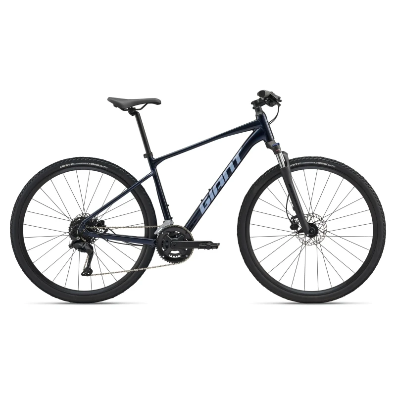 Rower crossowy Giant Roam 3 Ultra Navy - widok z boku