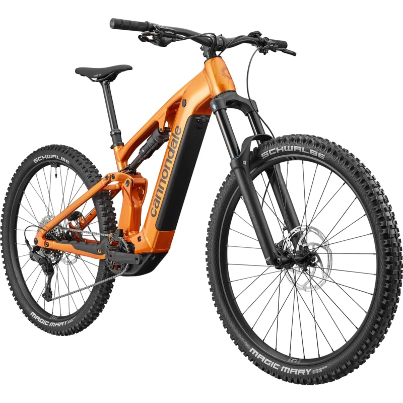 Rower elektryczny Cannondale Moterra 4 Pomarańczowy - widok z przodu