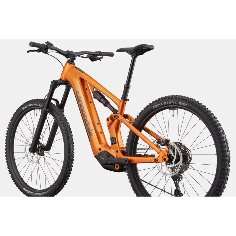 Rower elektryczny Cannondale Moterra 4 Pomarańczowy - widokz tyłu