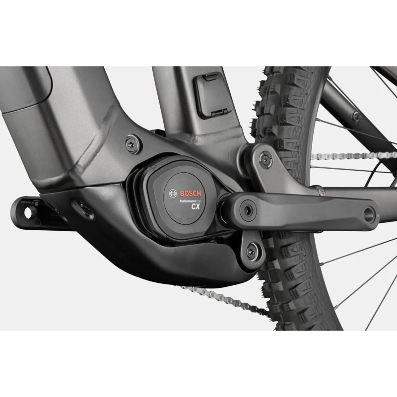 Rower elektryczny Cannondale Moterra 4 Czarny - widok korby
