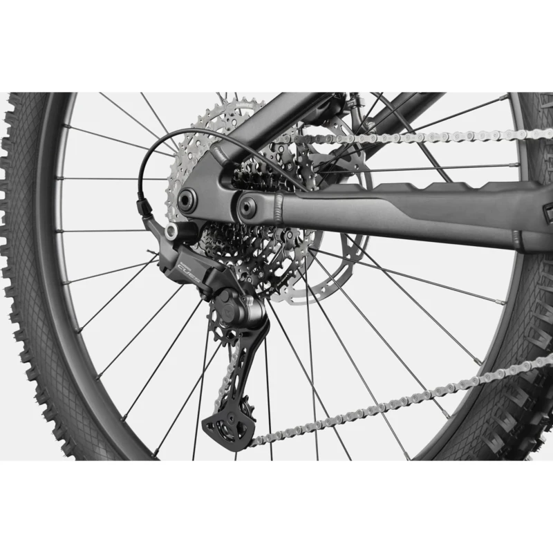 Rower elektryczny Cannondale Moterra 4 Czarny - widok piasty