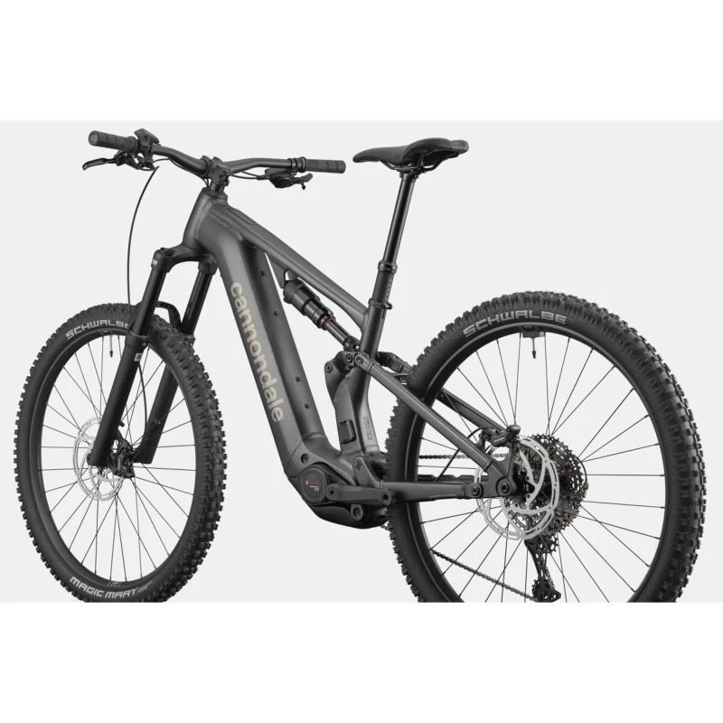 Rower elektryczny Cannondale Moterra 4 Czarny - widok z tyłu