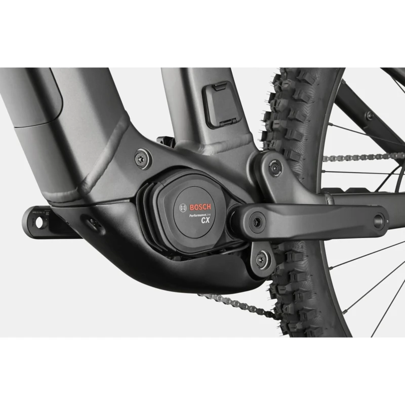 Rower elektryczny Cannondale Moterra 3 Czarny - widok korby