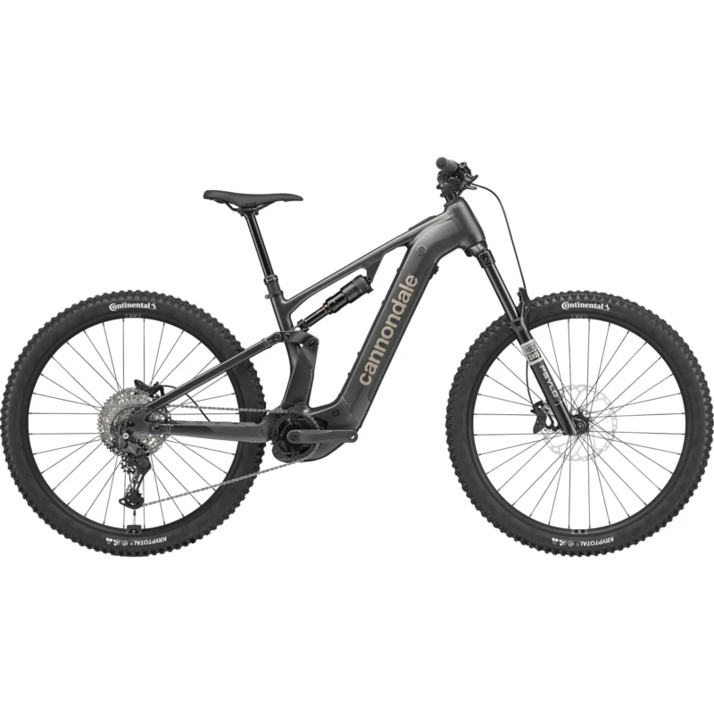 Rower elektryczny Cannondale Moterra 3 Czarny - widok z boku