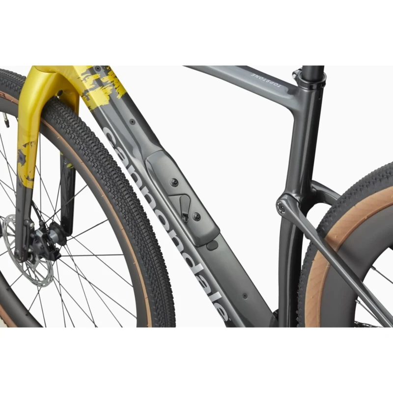 Rower gravel Cannondale Topstone Carbon 1 AXS Czarno Żółty - wspornik siodła