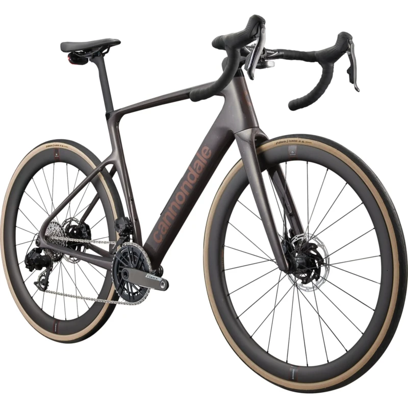 Rower szosowy Cannondale Synapse Carbon 2 Smartsense Brązowy - widok z przodu