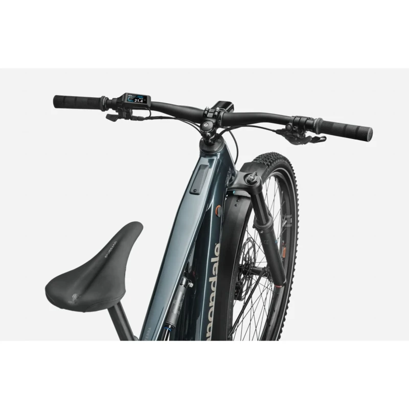 Rower elektryczny Cannondale Moterra EQ Granatowy - widok kierownicy