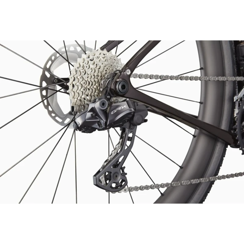 Rower gravel Cannondale Topstone Carbon LTD Di2 Zielony - widok piasty