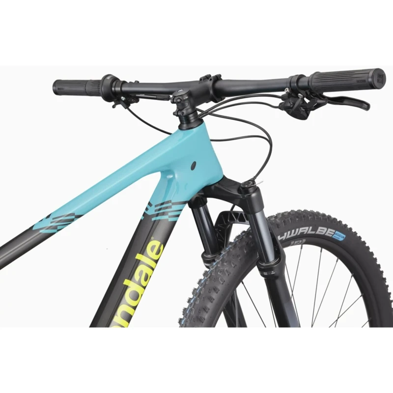 Rower MTB Cannondale Scalpel HT Carbon 3 Błękitny - widok kierownicy