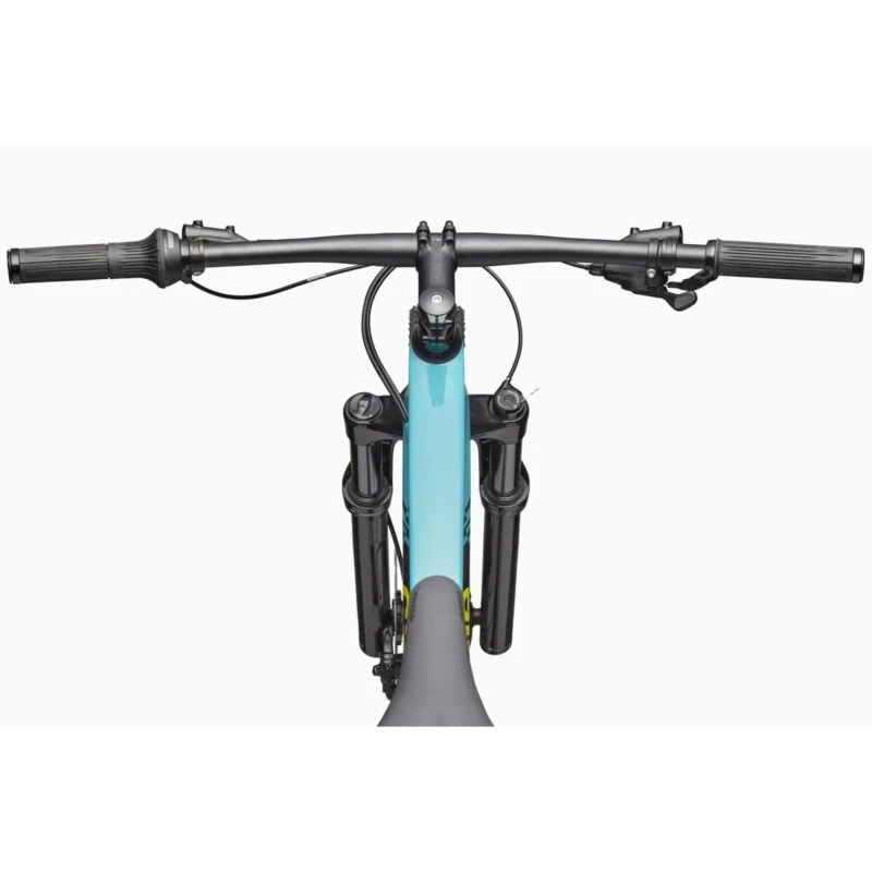 Rower MTB Cannondale Scalpel HT Carbon 3 Błękitny - widok ramy i kierownicy