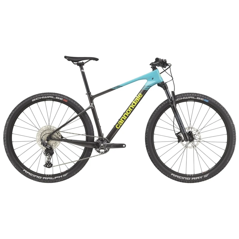 Rower MTB Cannondale Scalpel HT Carbon 3 Błękitny - widok z boku