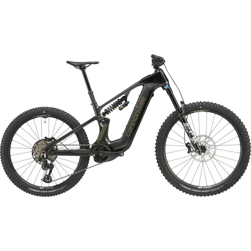 Rower elektryczny Cannondale Moterra Carbon LT 1 Czarny - widok z boku