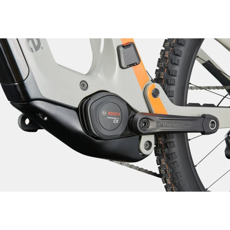 Rower elektryczny Cannondale Moterra Carbon LT 1 Szary - widok korby