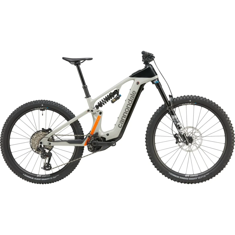 Rower elektryczny Cannondale Moterra Carbon LT 1 Szary - widok z boku