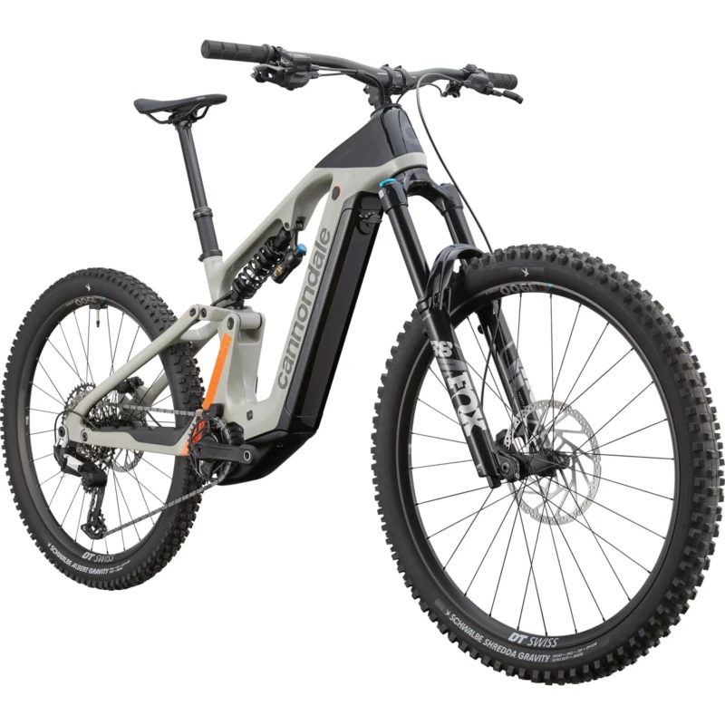 Rower elektryczny Cannondale Moterra Carbon LT 1 Szary - widok z przodu