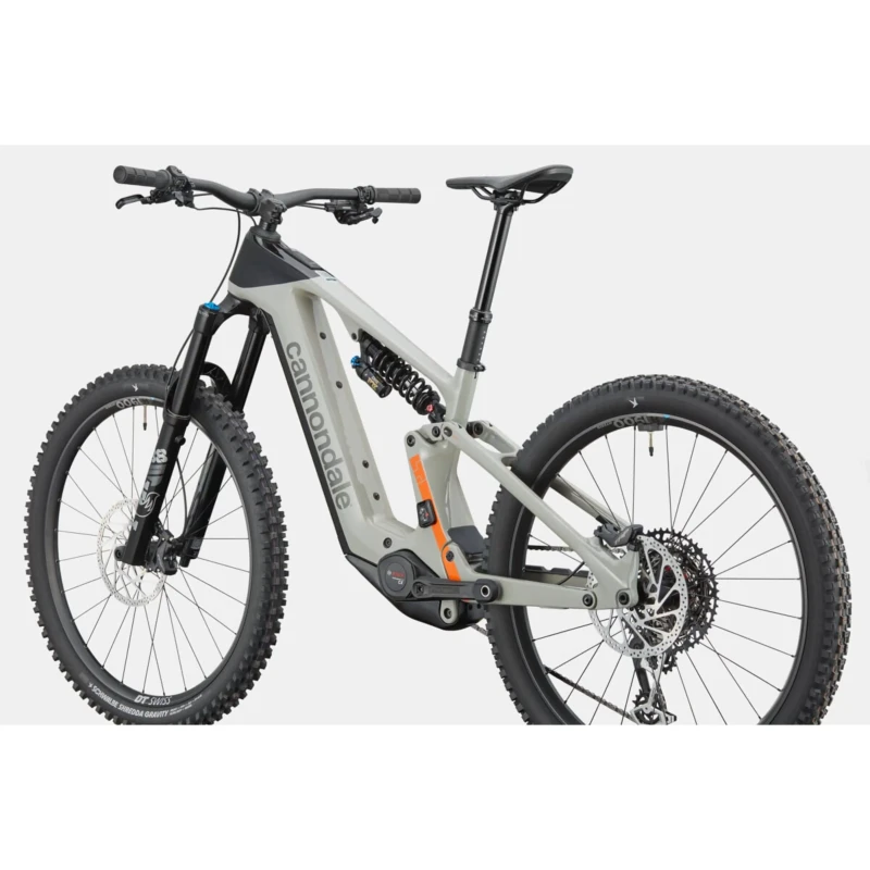 Rower elektryczny Cannondale Moterra Carbon LT 1 Szary - widok z tyłu