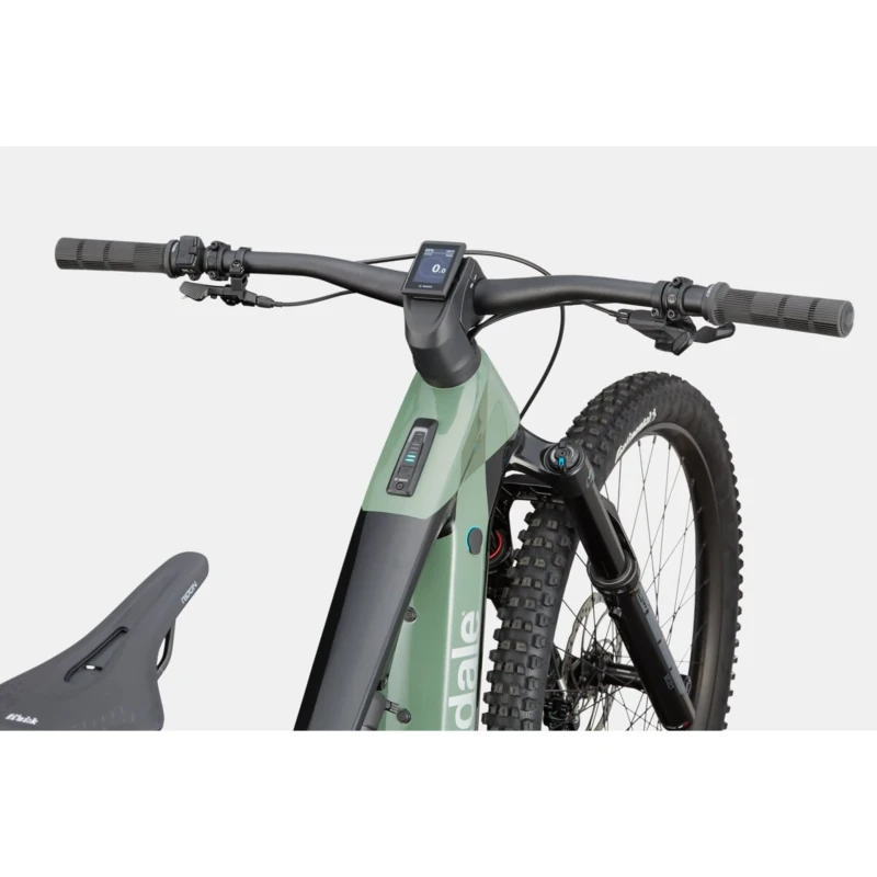 Rower elektryczny Cannondale Moterra Carbon 2 Zielony - widok kierownicy