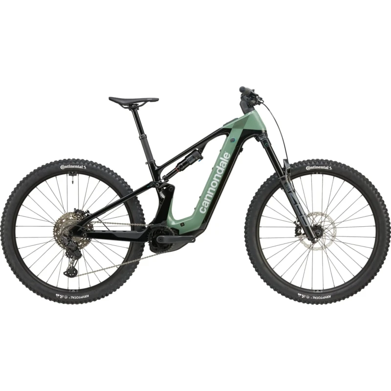 Rower elektryczny Cannondale Moterra Carbon 2 Zielony - widok z boku