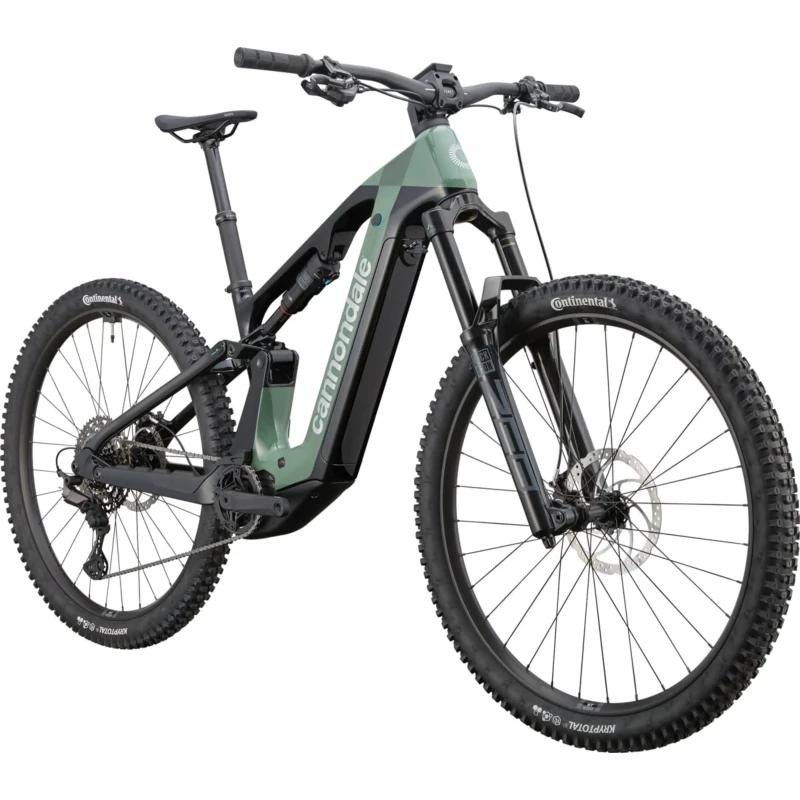 Rower elektryczny Cannondale Moterra Carbon 2 Zielony - widok z przodu