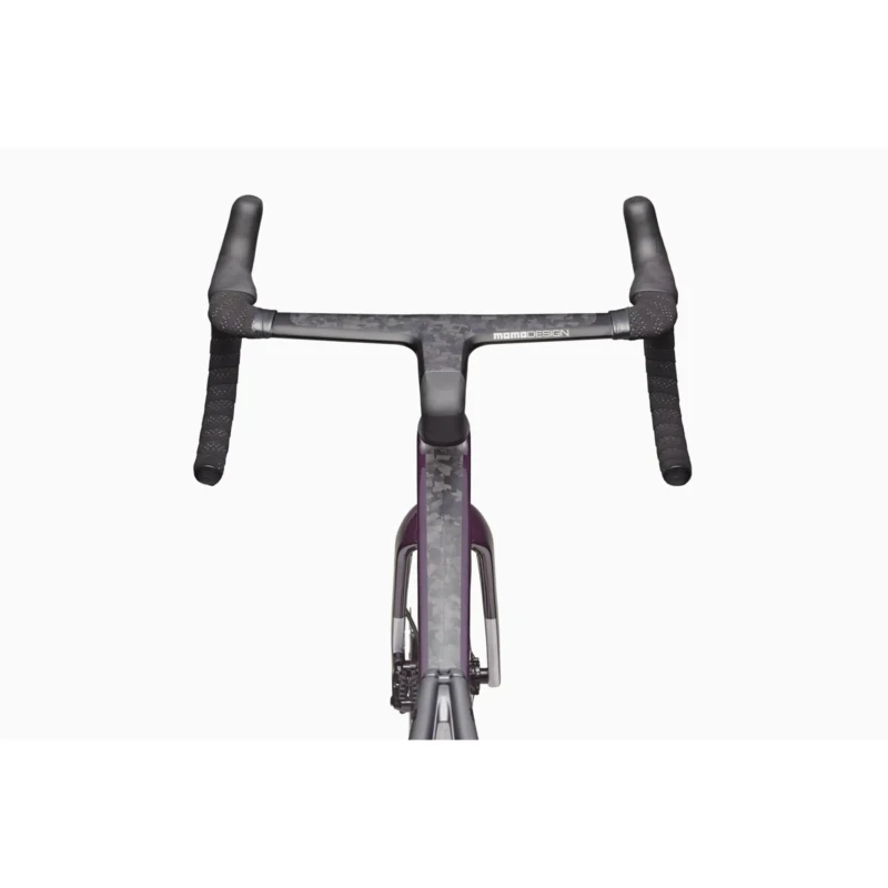 Rower szosowy Cannondale SuperSix Evo Hi-Mod 2 Fioletowy - widok kierownicy i ramy