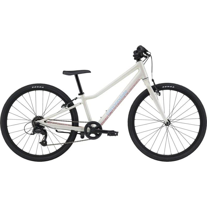 Rower dziecięcy Cannondale Quick 24"; Biały - widok z boku